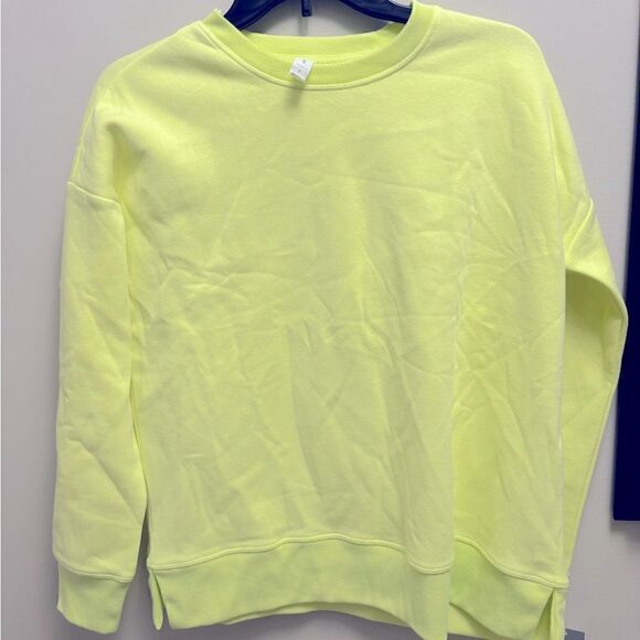 ID Ideology Women s Fleece Sweatshirt  sweater pullover Green Size Small barbell - Picture 4 of 8